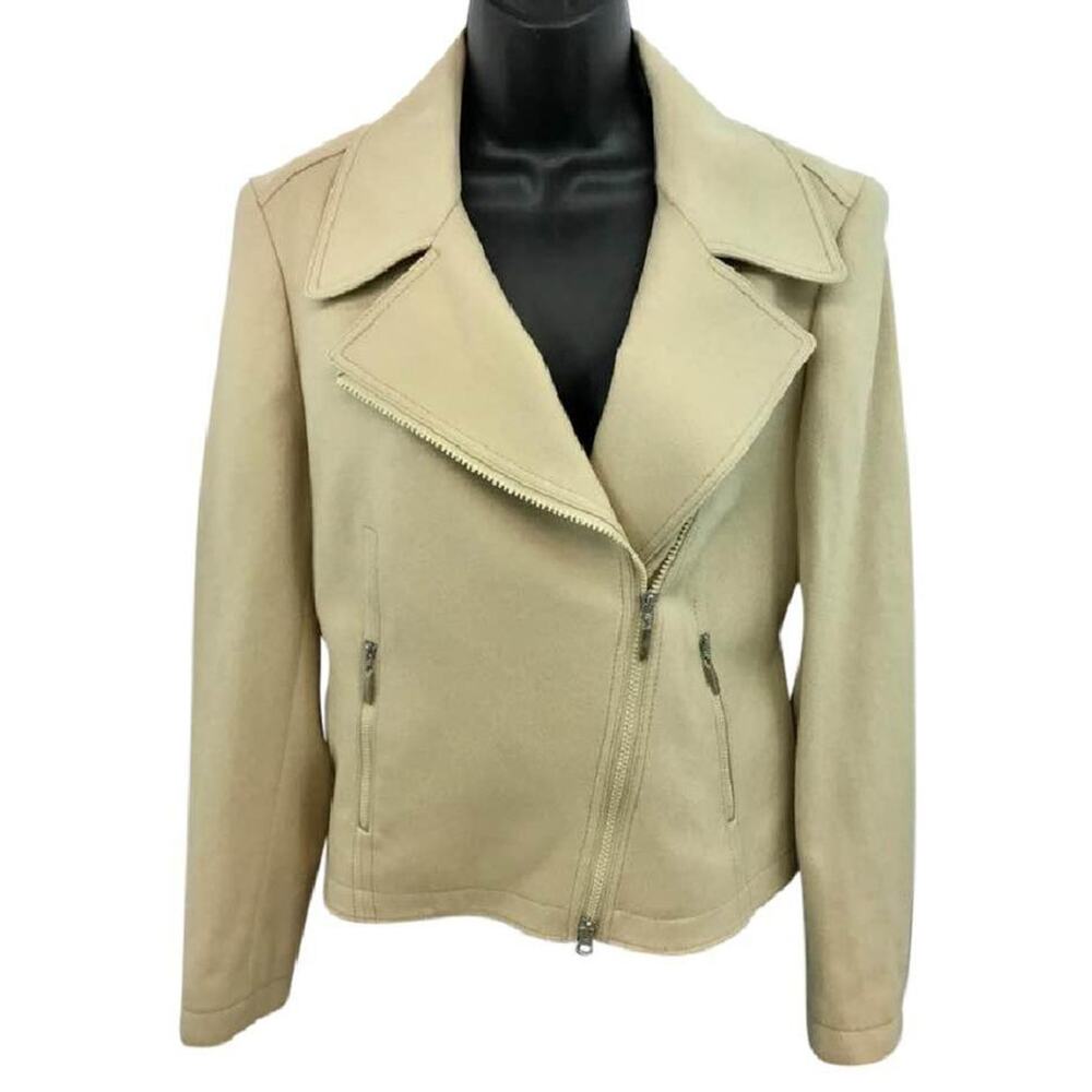 Escada Sport Zip Detail Wool Cashmere Blend Jacket 38